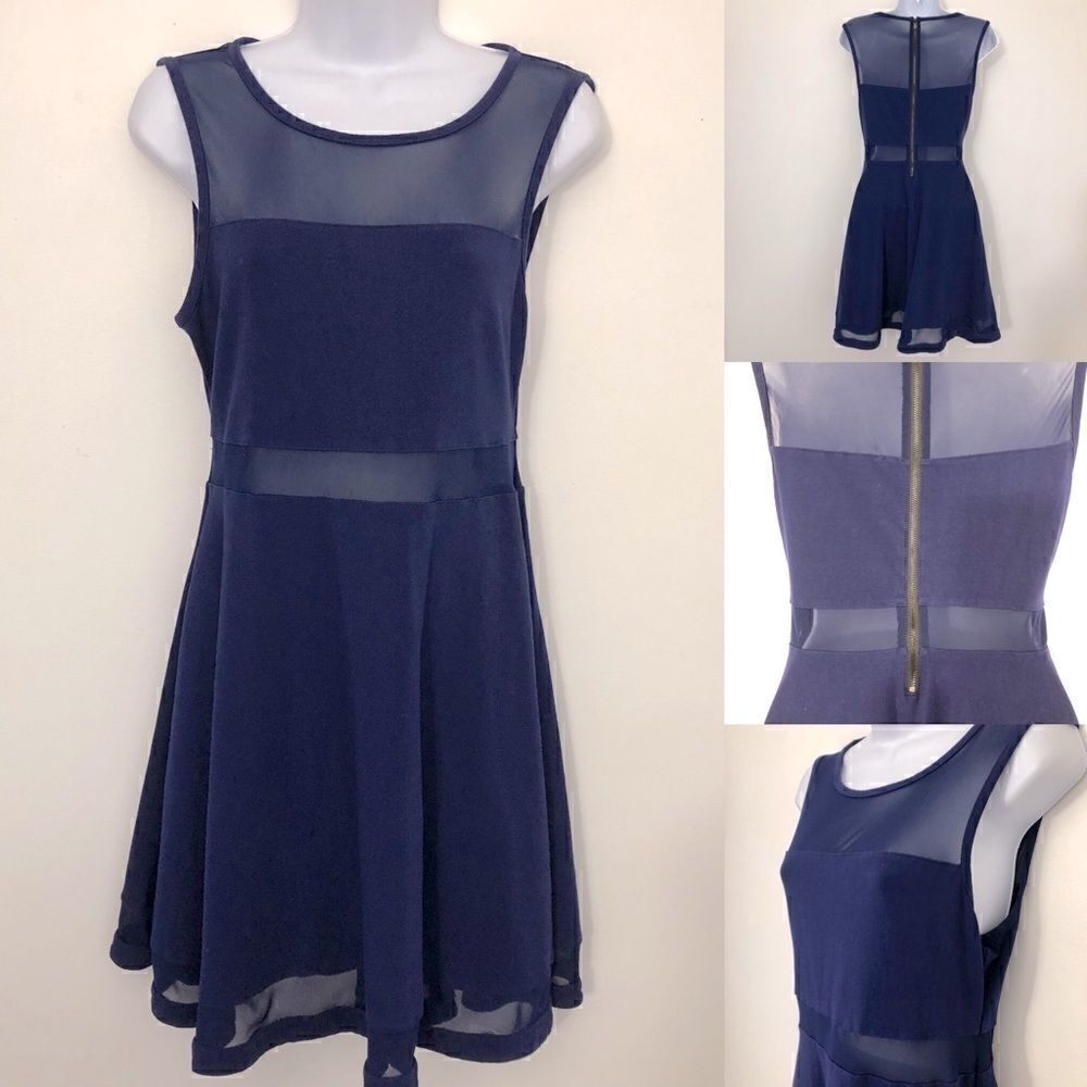 Express Size M Navy Dress! - Picture 2 of 13